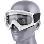 Ski / Snowboard and Other sports goggles, unisex, universal size, white frame - transparent lens, O1AT